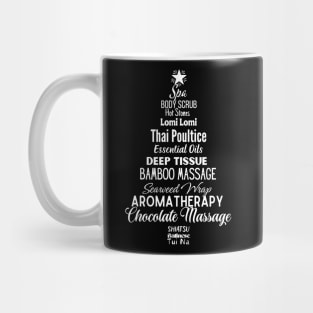 Massage Christmas Tree Mug